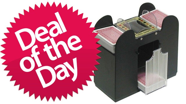This Card Shuffler Is Your The-House-Always-Wins Deal of the Day