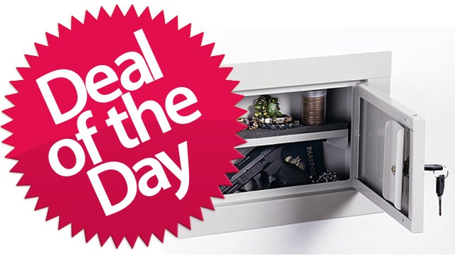 This Pistol Wall Safe Is Your International-Person-Of-Mystery Deal of the Day