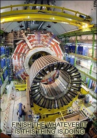 Large Hadron Collider - And Halo Was Its Name-O