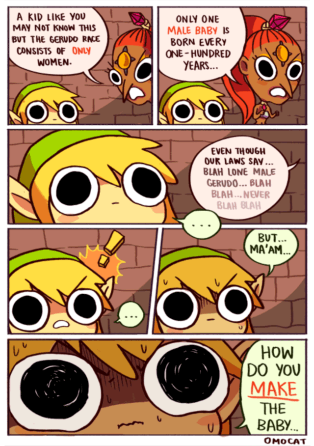 Link Ponders the Mystery of Gerudo Sex