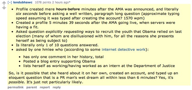 Reddit Libertarians Accuse Obama Administration of 'Planting' Questions in AMA