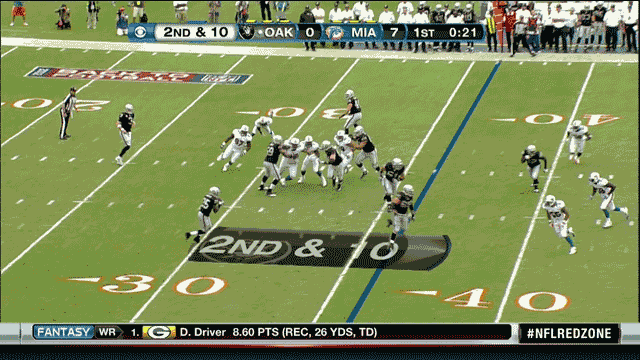 Miami 35, Oakland 13: The Game In Two GIFs