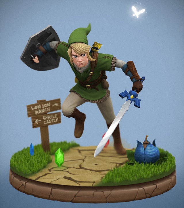 Maybe an HD Zelda Game Could Look Like This?