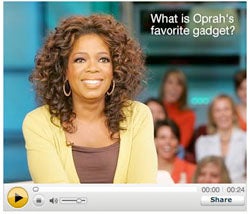 Oprah's Favorite Gadget is the Kindle, In Case You Were Wondering
