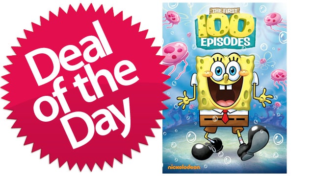 The First 100 Episodes of SpongeBob SquarePants on DVD Is Your Hyperactive Deal of the Day