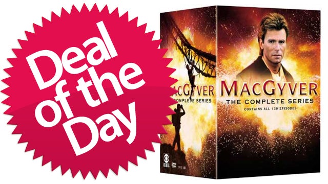 MacGyver: the Complete Series Is Your Build-A-Machine-Gun-Out-Of-Paper-Clips-And-Glue Deal of the Day