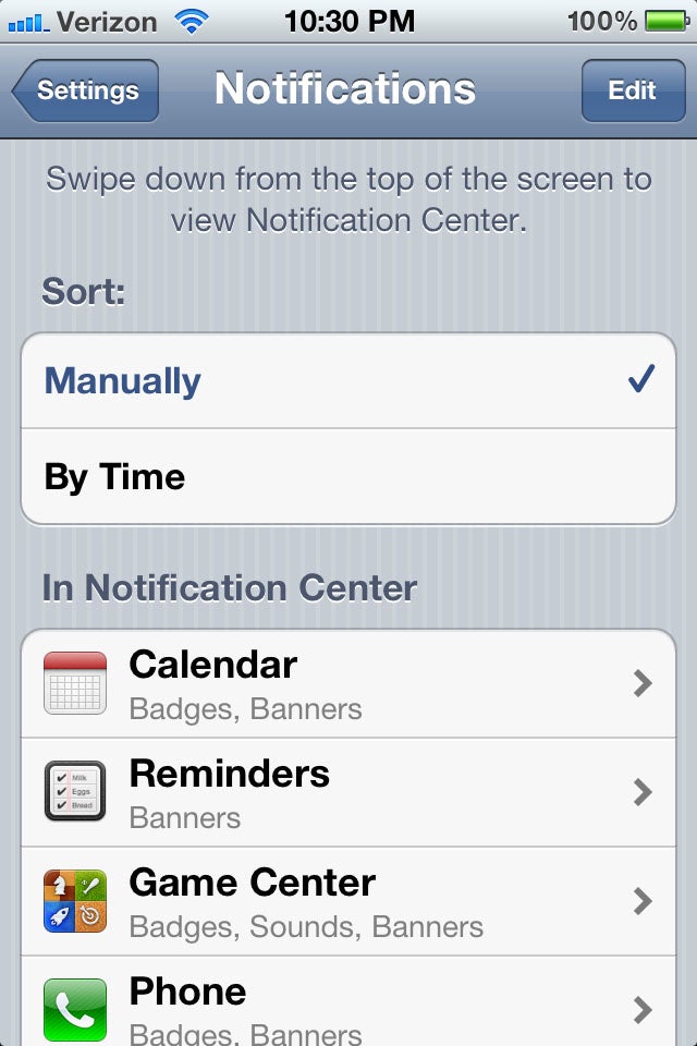 Apple iOS 5 gallery