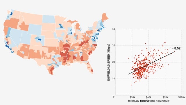 A Map of Who&#39;s Got the Best (And Worst) Internet Connections in America