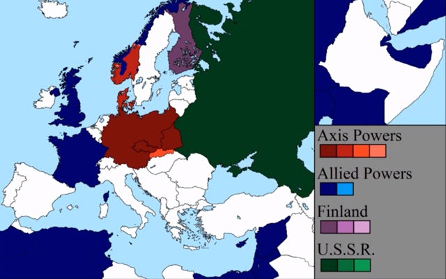 La Segunda Guerra Mundial En Siete Minutos Y Un Mapa