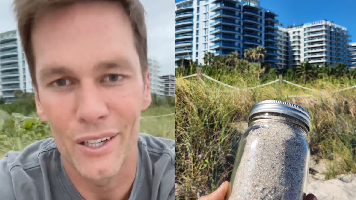 Nfl Tom Brady Retirement Beach Sand Up For Auction On Ebay