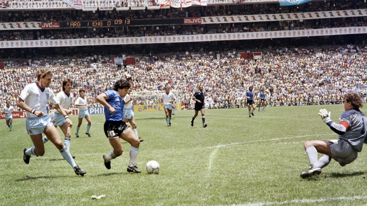 On Maradona, his life, and the most famous two goals in soccer history - On Maradona, his life, and the most famous two goals in soccer history