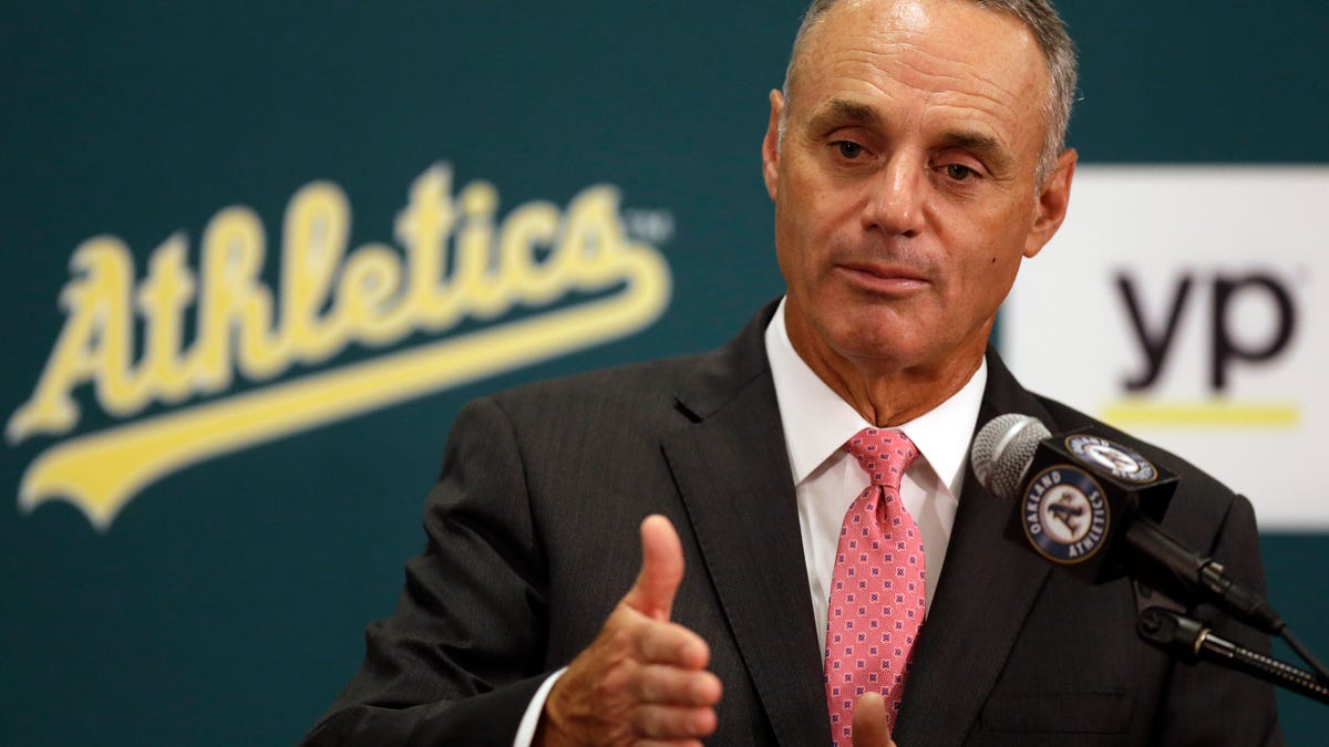 Rob Manfred isn’t even trying to hide his sniveling evil anymore 1 Rob Manfred isn’t even trying to hide his sniveling evil anymore