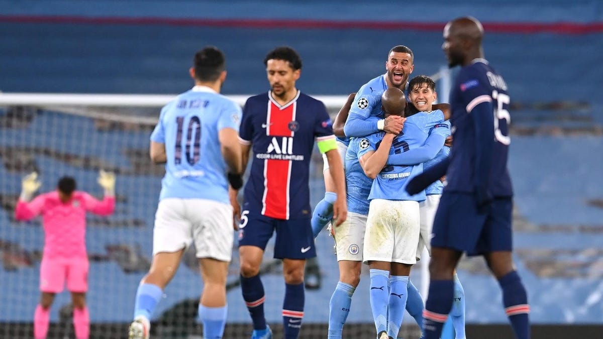 Manchester City shows PSG the steel they lack 1 Manchester City shows PSG the steel they lack