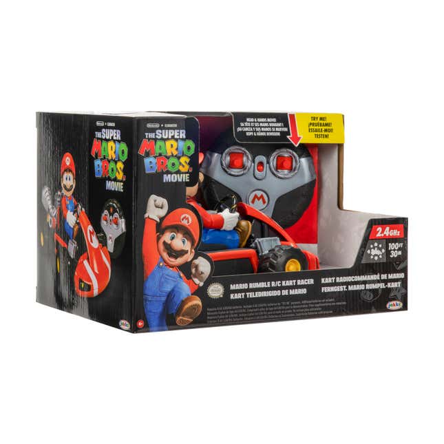 Super Mario Bros Movie Mario Kart R C Racer Toy First Look