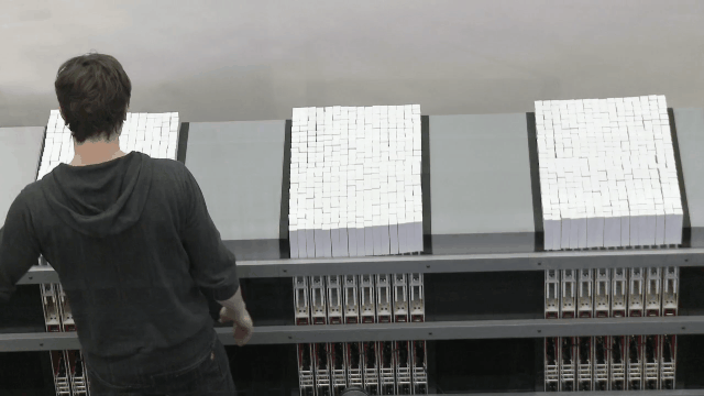 Watch an Incredible Interactive Table Morph To a Person's Movements