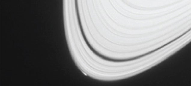 Wow, scientists reveal a new moon forming on the edge of Saturn's rings