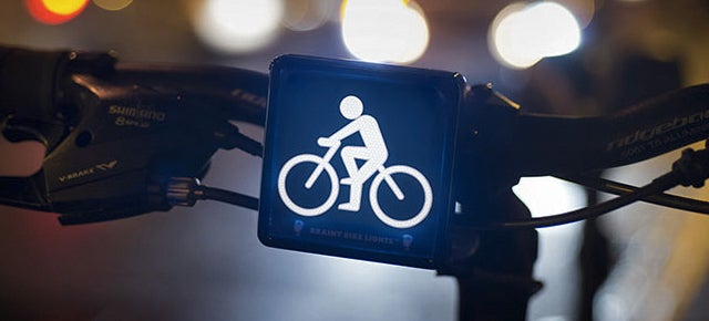 Symbolic Bike Lights Make Cyclists More Visible to Traffic