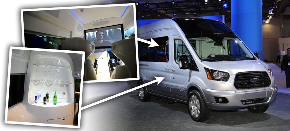 How Ford Crammed A Mind-Blowing Movie Theater Into A Van