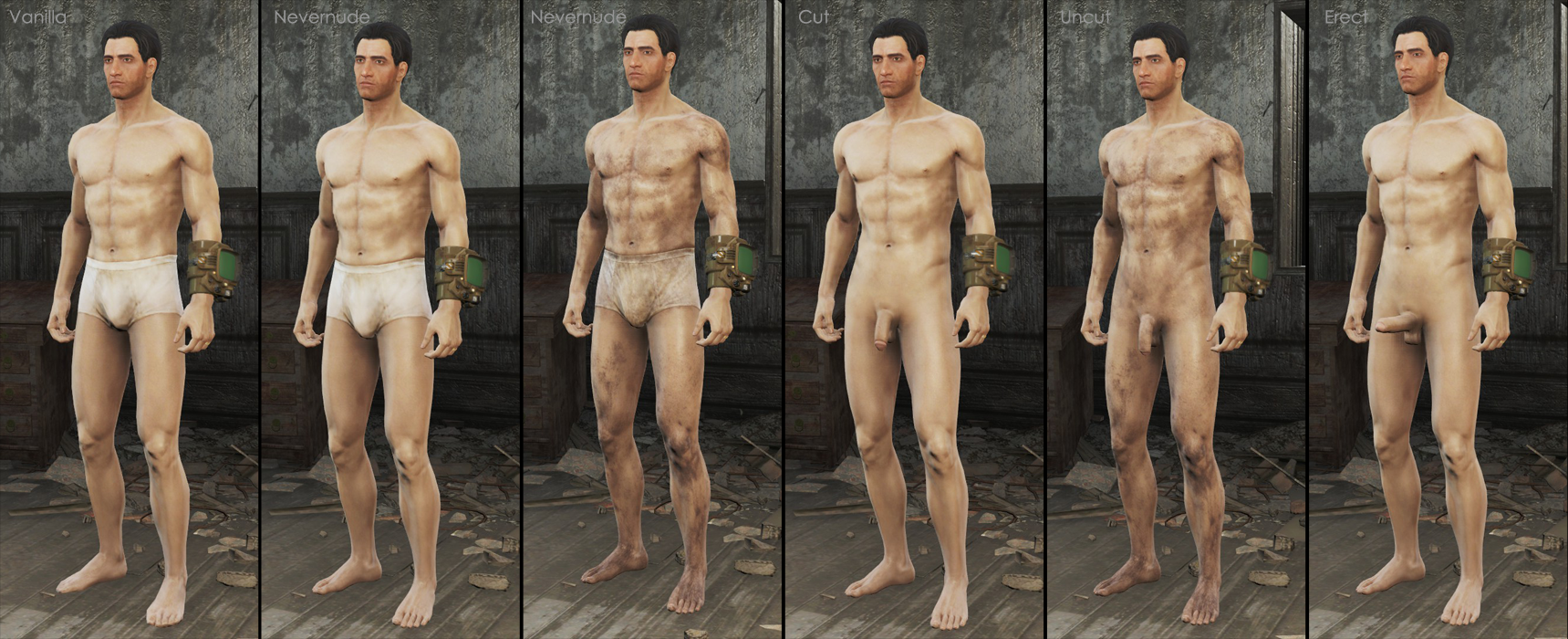 Naked men games