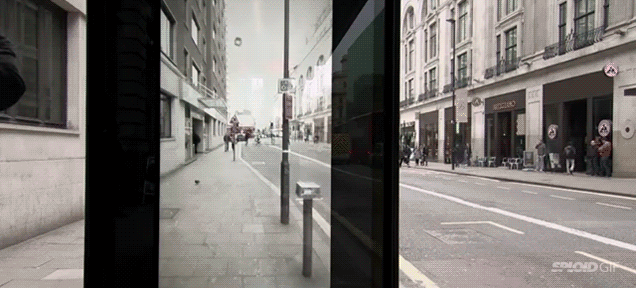 Clever bus stop ad makes people believe meteors are striking the street
