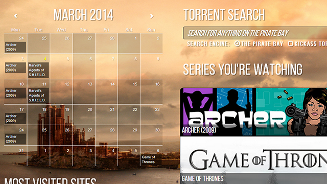 SeriesGuide Turns Your New Tab Page into a TV Show Calendar