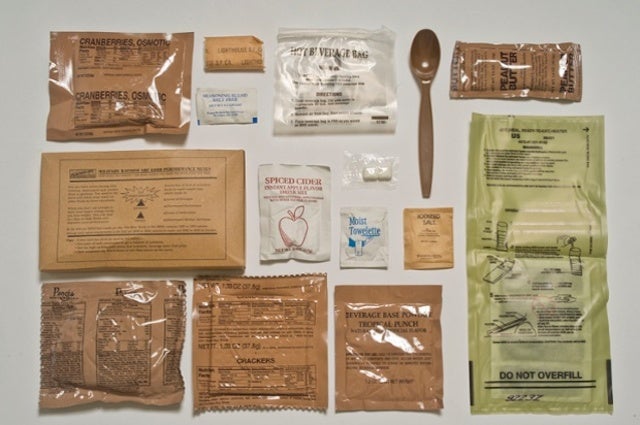 What military food ration packs look like around the world