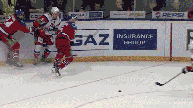 KHL Player Scores Incredible Juggling Goal