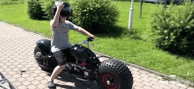 Awesome dad built an even more awesome Batpod motorcycle for his kids