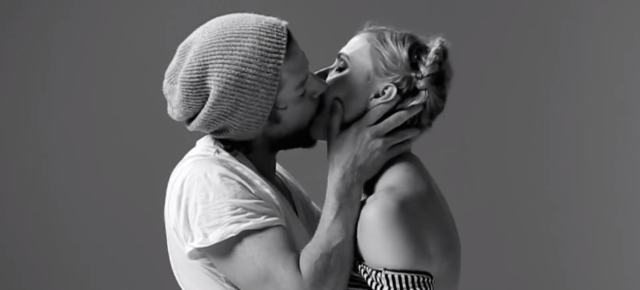 Watching complete strangers kiss for the first time is really beautiful