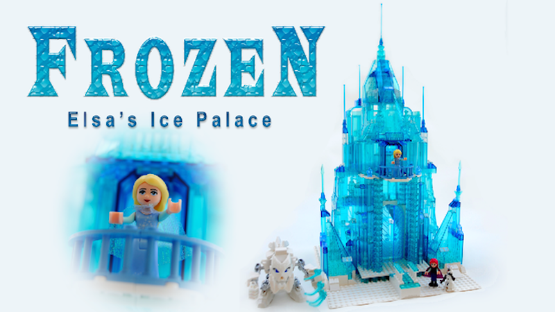 Coolest dad ever creates Elsa's ice castle from 