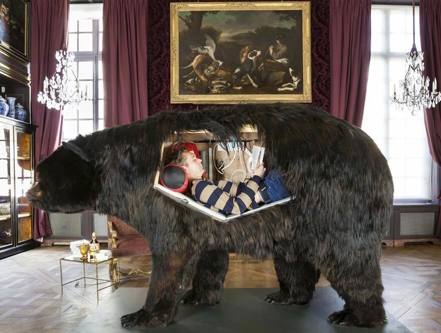 Watch This Stream of An Artist Spending Two Weeks Inside Of A Bear