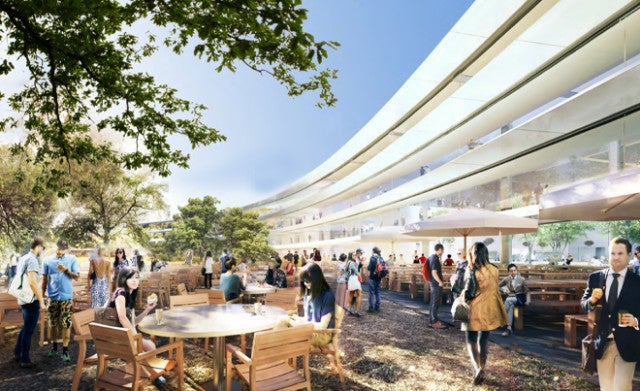 Norman Foster on Apple's HQ: Over 1,000 Bikes, Four-Story Glass Doors