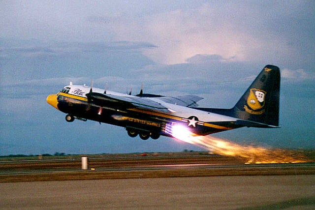 http://gizmodo.com/the-blue-angels-used-to-travel-aboard-a-rocket-powered-1541375580