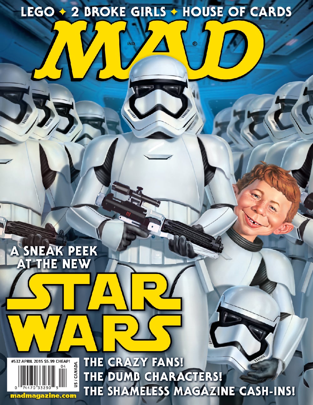 Reductor Paine Gillic Doblez Mad magazine, Star wars episodes, Star wars episode vii