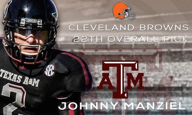 Browns Fuck Up Announcement Of Johnny Manziel Pick, Naturally