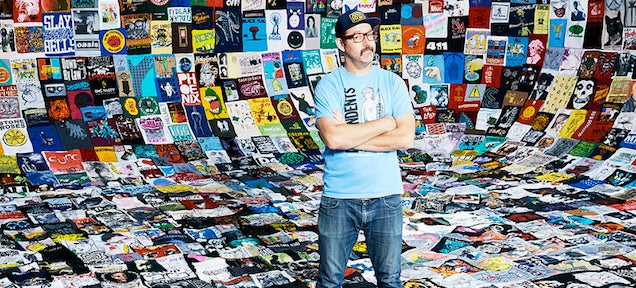 This dude wore a different band T-Shirt for a 1000 days in a row