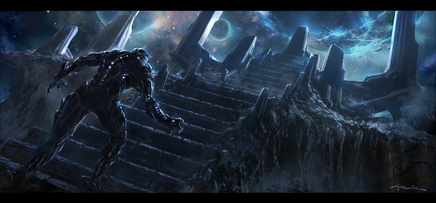 Insane collection of Avengers concept art shows Thanos in action