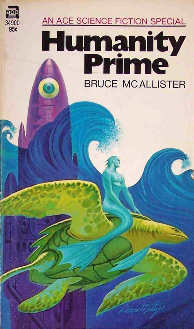Science fiction book covers that you may need protective gear to look at