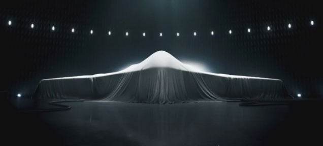 This Chilling Ad Reveals The Lines Of A Top Secret Stealth Bomber 