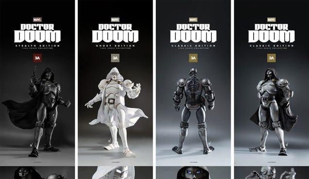3A Toys' Doctor Doom Comes In Three Shades Of Evil