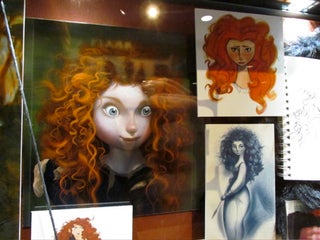 Beautiful Brave concept art takes you behind the ginger curls of Pixar's first solo female hero