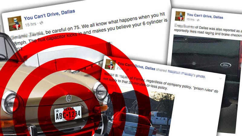 Facebook Group Publicly Reveals The Identities Of Dallas' 'Bad' Drivers