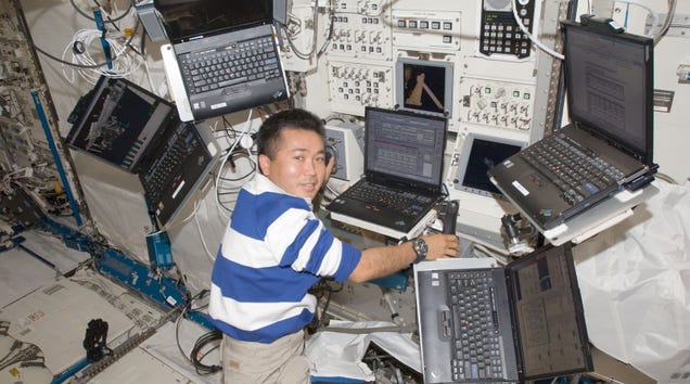 Laptops on the Space Station