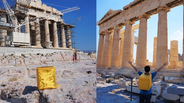 Anime Super Fan Carries Swag All The Way to Greece