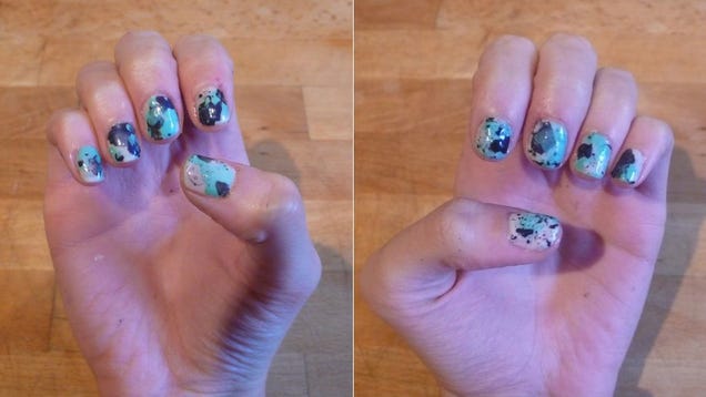 How To Give Yourself Paint-Splattered Jackson Pollock Nails