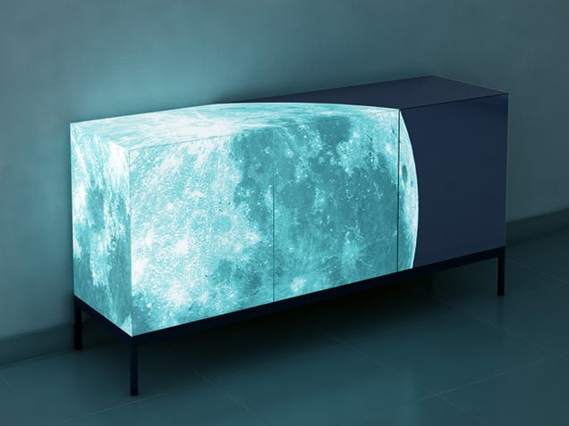 Fancy Up Your Home With a Glowing Moon Credenza