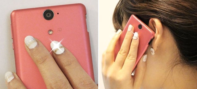 LED Fingernails That Actually Flash When an NFC Signal Is Nearby