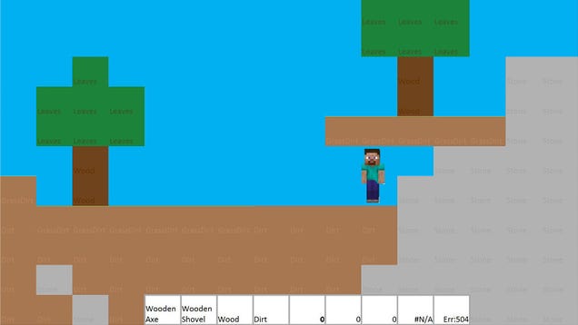 'Minecraft 2' Runs On—What Else—Microsoft Excel