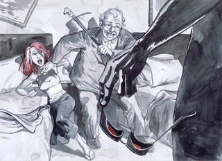 Concept art from the Sandman movie that never was