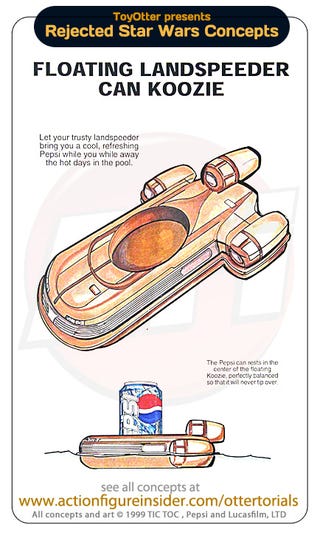 Rejected Star Wars Toys: George Lucas is denying you an inflatable Emperor's Throne!